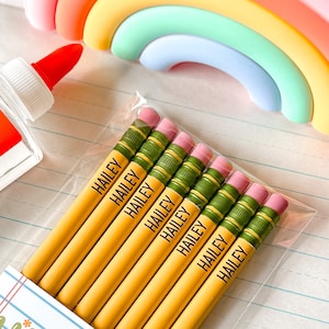 Jumbo Pencils, Personalized Pencils, Back to School, My First Pencil, #2 Pencils, Kindergarten Pencils, Personalized Gifts, Student Gift