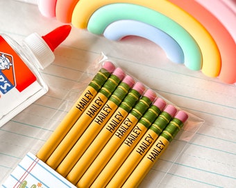 Personalized Jumbo Pencils: Ticonderoga #2, Back to School Kindergarten
