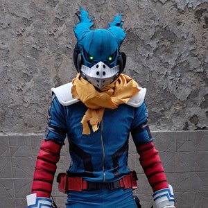 Green Quirk Hero School Vigilante version inspired cosplay costume