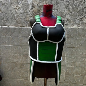 Bardack Green Space Warrior Armor Cosplay Costume