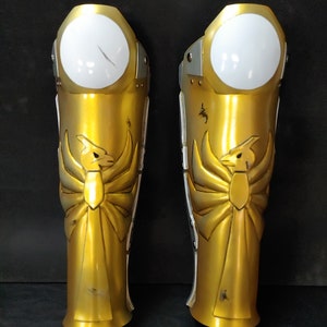 Shin guards and shoulder pads for Fast Zero cosplay props