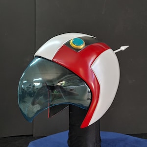 Gatchaman Ken the Eagle inspired cosplay helmet and Joe the Condor helmet (RESIN CAST)