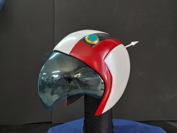Gatchaman Ken the Eagle inspired cosplay helmet and Joe the Condor helmet (RESIN CAST)