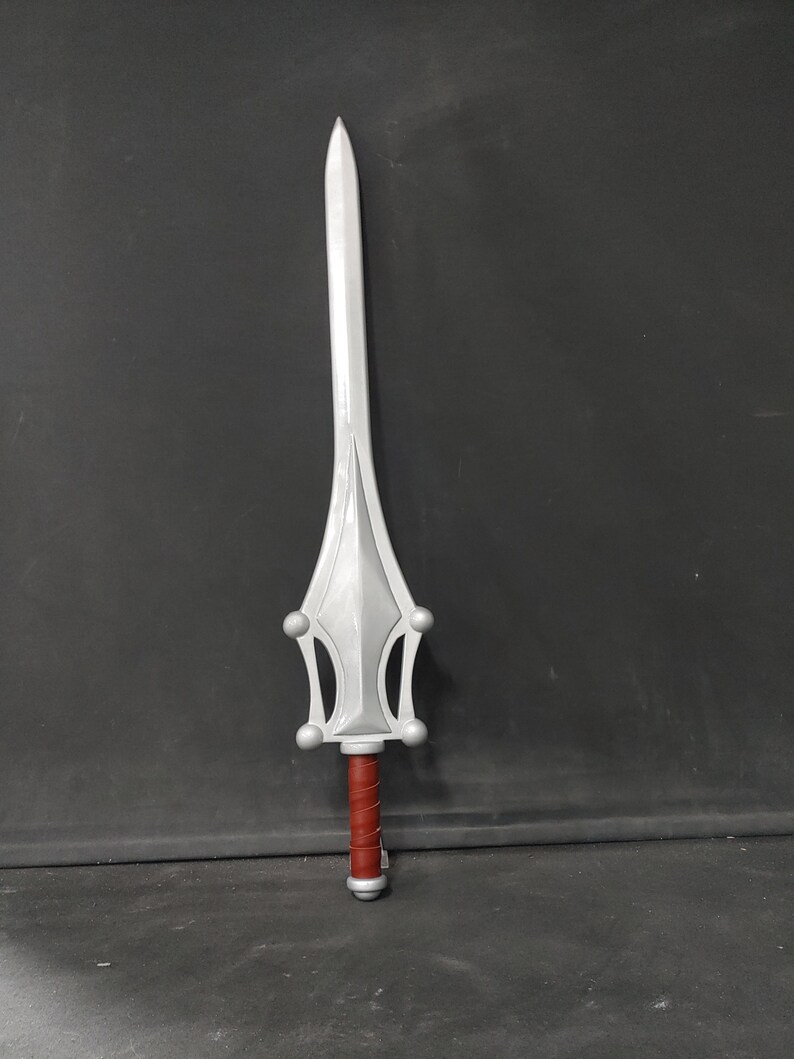 Power Sword He-Man Masters of the Universe cospay costume inspired weapon  silver and purple