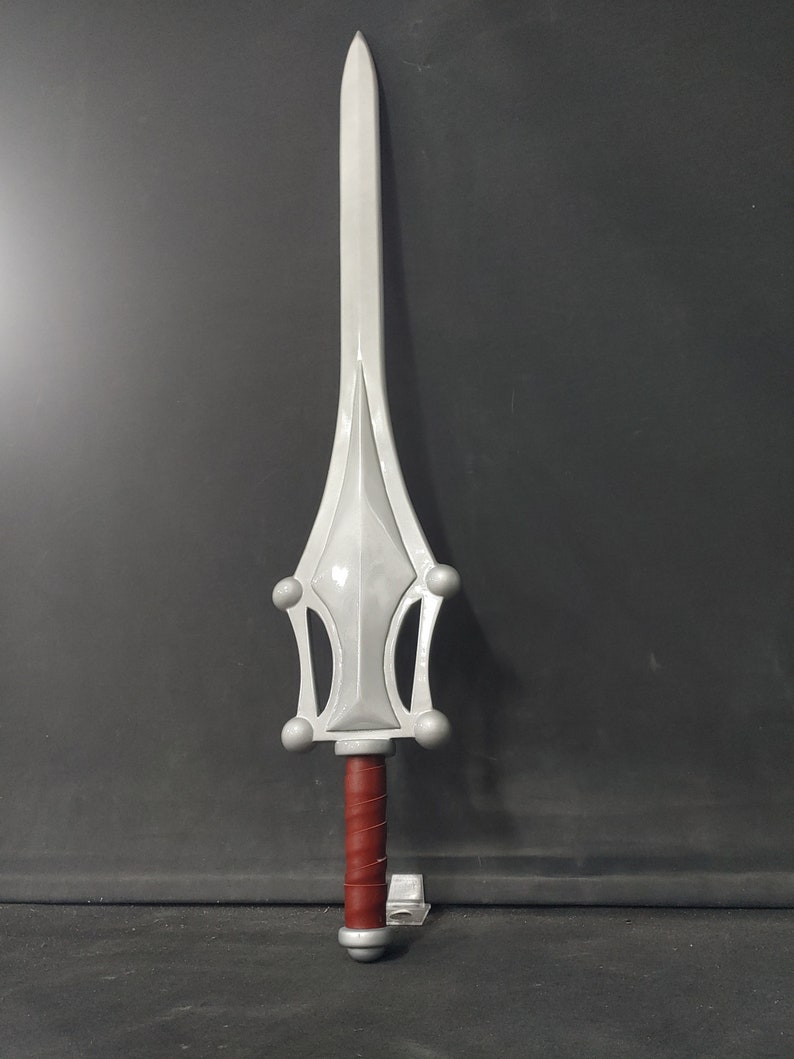 Power Sword He-Man Masters of the Universe cospay costume inspired weapon  silver and purple