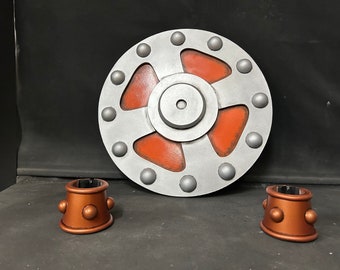 Master Man Shield & Bracers cosplay inspired props