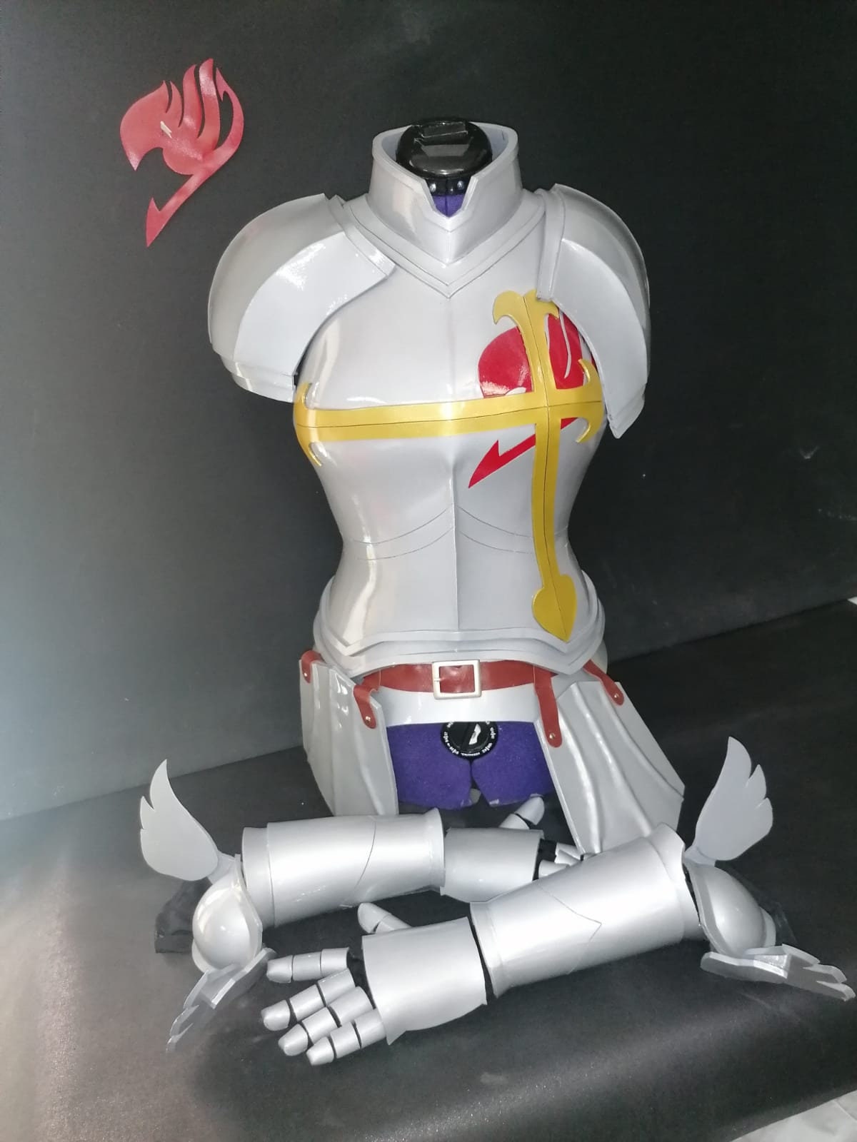 Erza Scarlet Cosplay Armor Chest Piece Etsy Australia