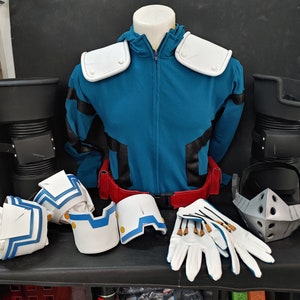 Green Quirk Hero School inspired cosplay costume