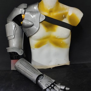 Full Boy Alchemical Metal Prop ArmMail Cosplay