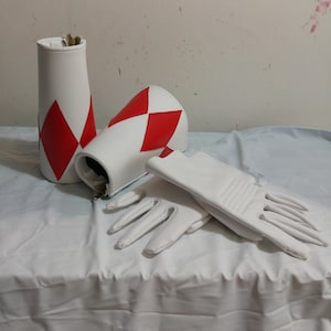 Tarjetas de cosplay del héroe Space Ranger Guantes y brazaletes