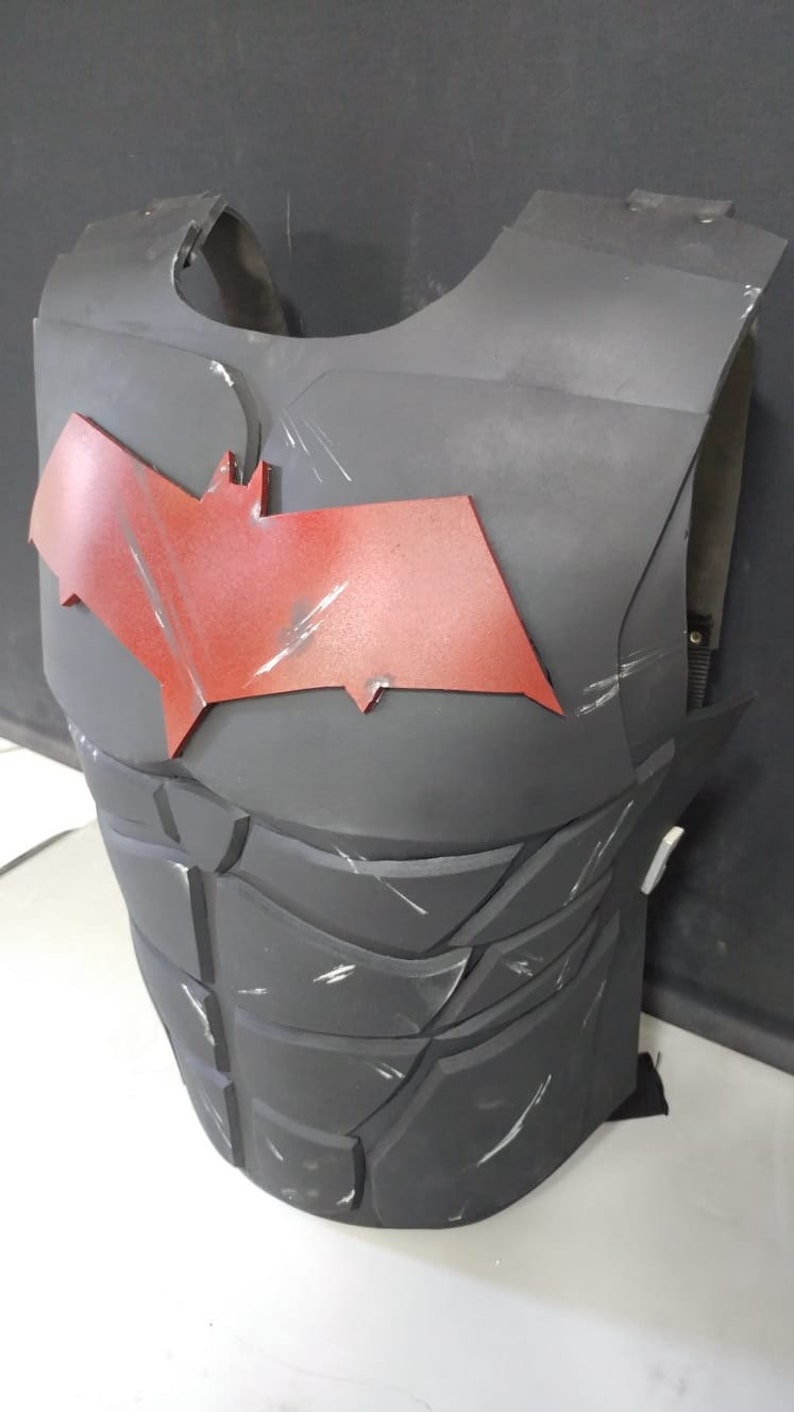 Red Hero Chest Armor helmet Combined Available Cosplay Etsy