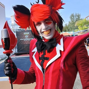 Alastor Hazbin Hotel Jacket & Shirt cosplay costume