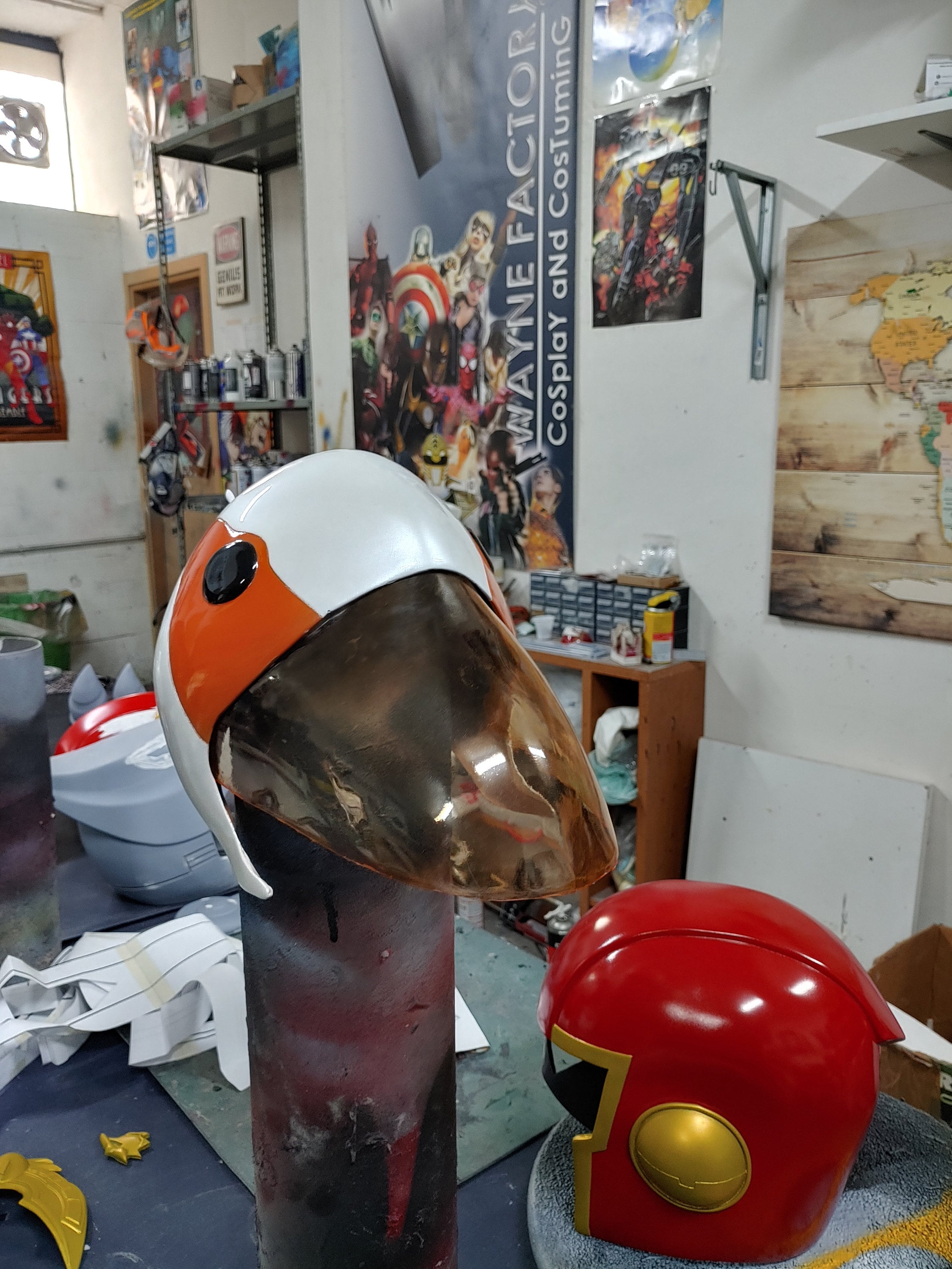 ジュン・ザ・スワン ガッチャマン風コスプレヘルメット（樹脂製