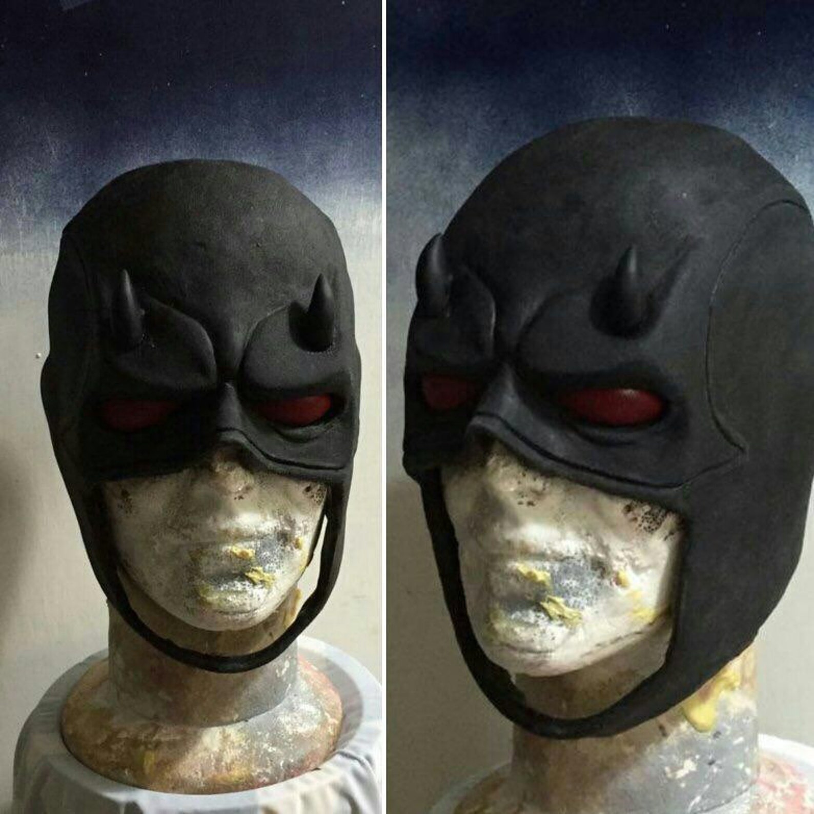 Akuma Mask/cowl Cosplay - Etsy