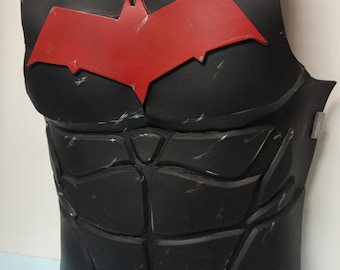 Cosplay de armadura de pecho de héroe rojo