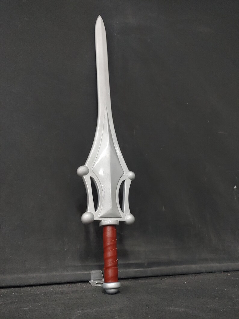 Power Sword He-Man Masters of the Universe cospay costume inspired weapon  silver and purple