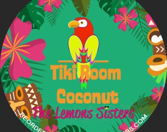 Disney Inspired The Tiki Room Coconut  16 oz Candle