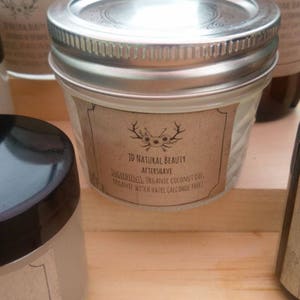 Homemade Organic Coconut Aftershave // Vegan // Holiday Gift // Natural Beauty