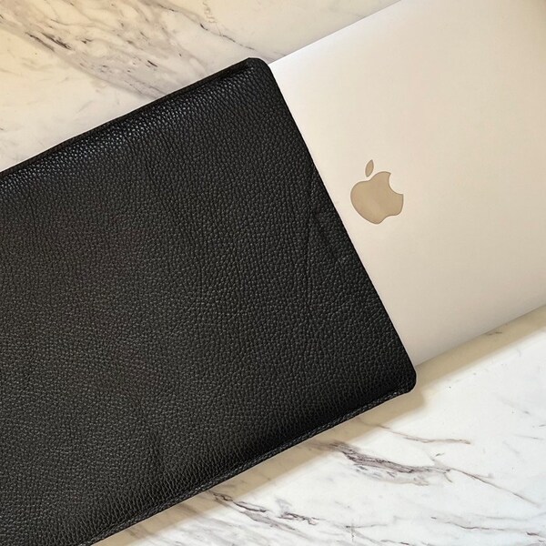 Leather Laptop Case Etsy