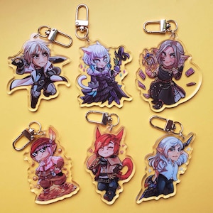 FFXIV Scions 2.5" Acrylic Charm