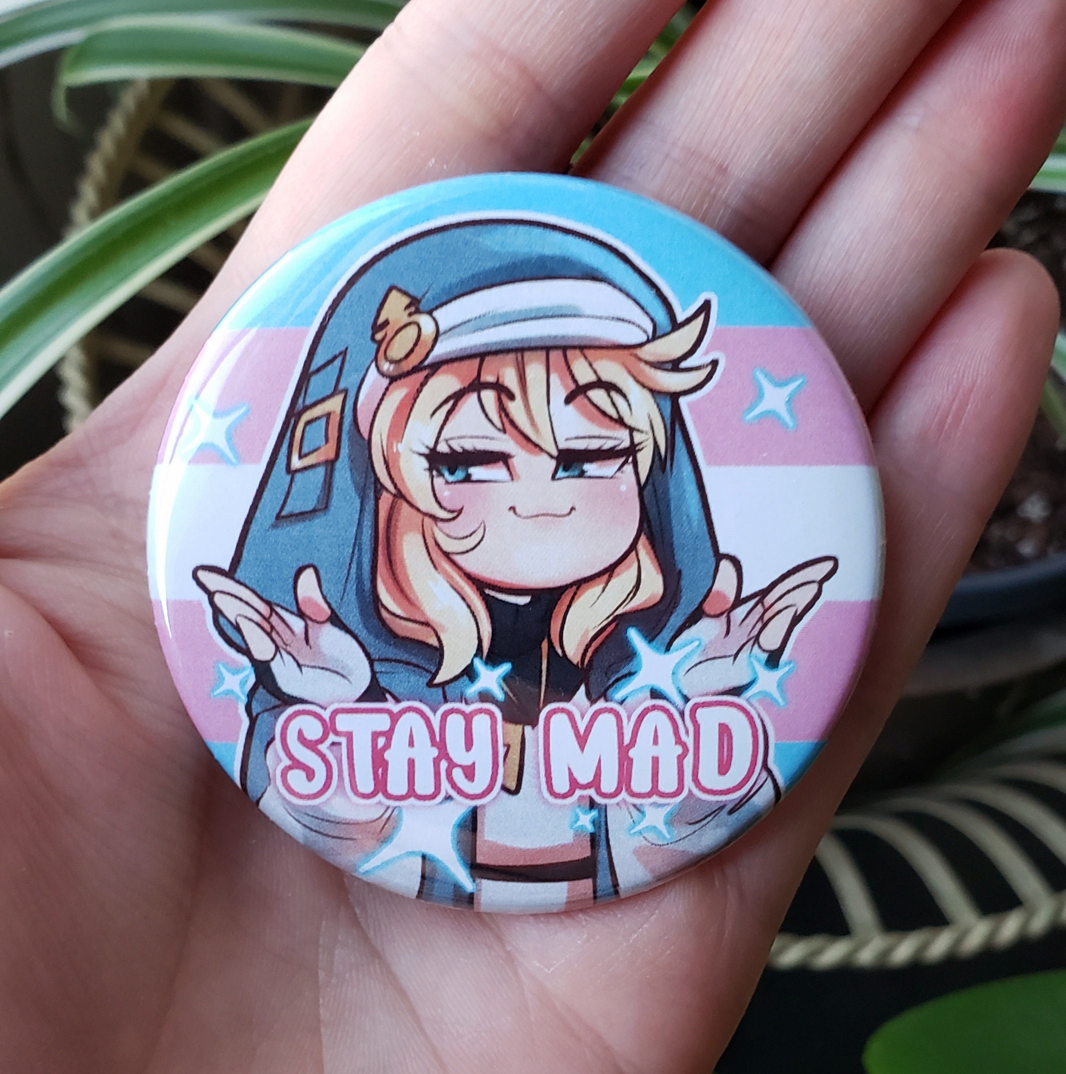 Bridget Guilty Gear Strive 2.25 Pin-back Button