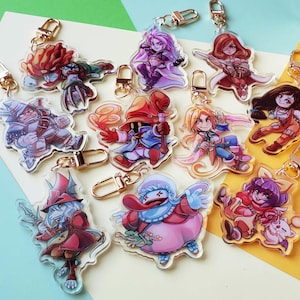 FFIX 2.5&quot; Acrylic Charm Keychain