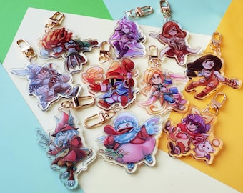 FFIX 2.5" Acrylic Charm Keychain