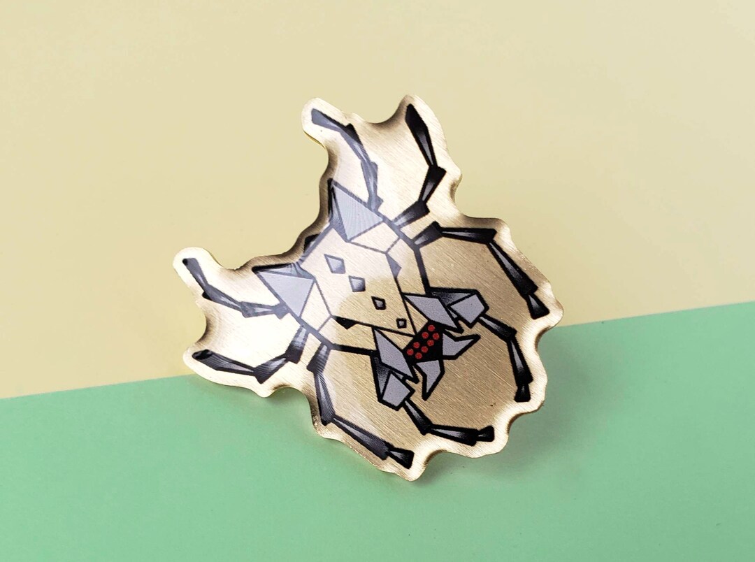 Gold Skulltula Zelda Ocarina of Time Brass Pin 1.3 Etsy