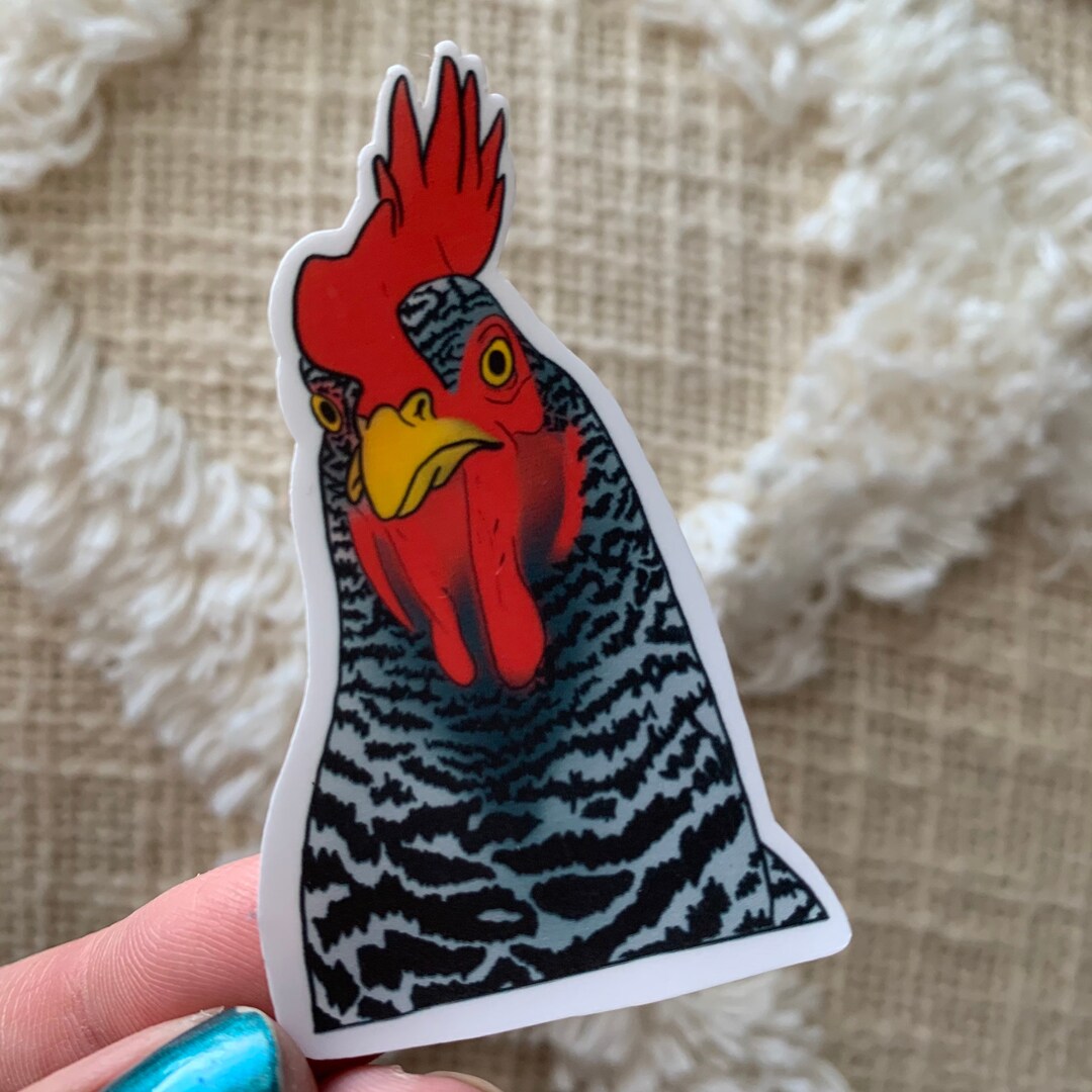 Chicken Sticker Die Cut Sticker - Etsy