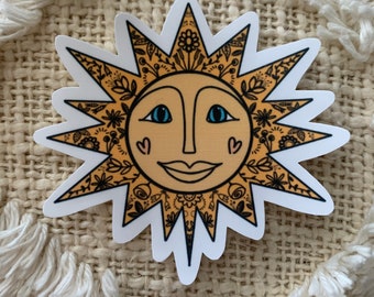 Sun Sticker | die cut sticker