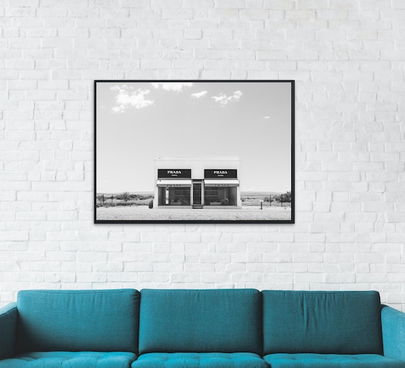 Prada Marfa | Marfa Texas | Texas Square Print | West Texas Print