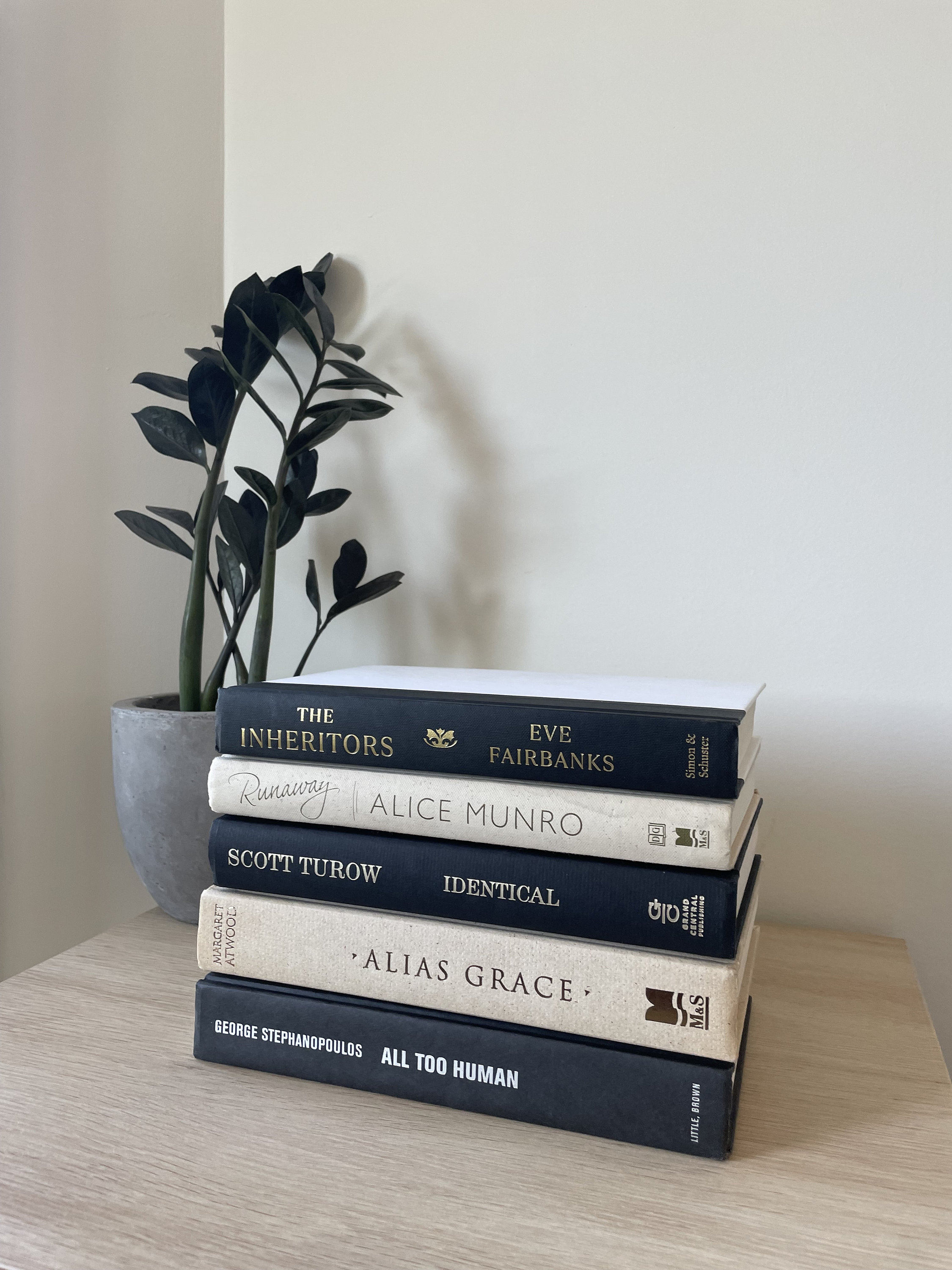 Black and Beige Decorative Book Stack, Bookshelf Aesthetic - Etsy