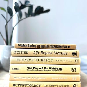 Caramel Decorative Book Stack: Neutral Home Decor Books