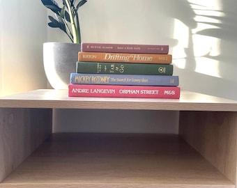 Pastel Decorative Book Stack: Shelf & Coffee Table Decor