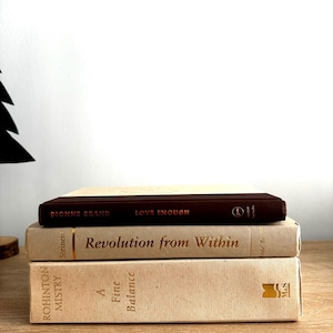 Earthy book stack, neutral book set, themed book bundles, colourful books, decorative books, home decor, prop staging, farmhouse decor