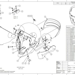 Gray Fox helmet CAD print