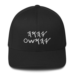 Embroidered Paleo Hebrew Closed Back Structured Twill Cap YHWH Yahuah Yahshua Abba Customizable