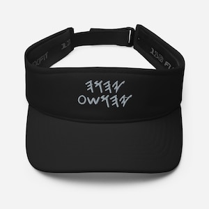 YAHUAH YAHSHUA Paleo Hebrew Visor Embroidered