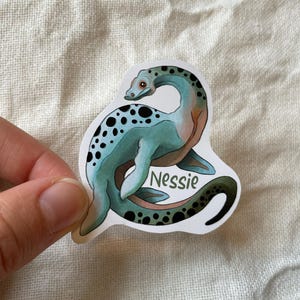 Loch Ness sticker | Fantasy creature | High Quality | journal sticker