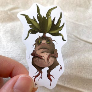 Sticker mandrake | Fantastic Beasts-fanart | Hoge kwaliteit