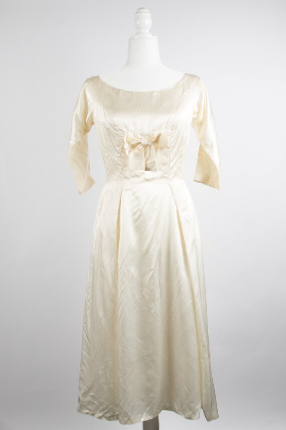 1960s Vintage Lorrie Deb Of San Francisco Silk Wedding Dress Etsy
