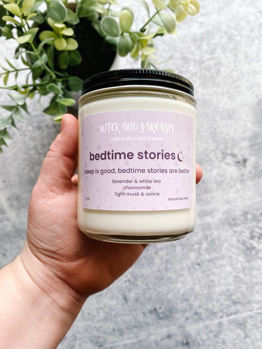 Bedtime Stories Candle Reading Candle Bookish Candle Relaxing Candle