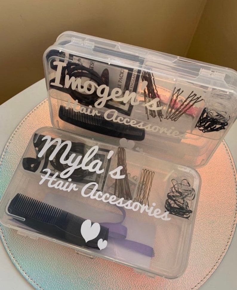 Personalised Dancers Hair Accessory Box Dance Competition Etsy