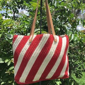 Bolsa de ganchillo de algodón