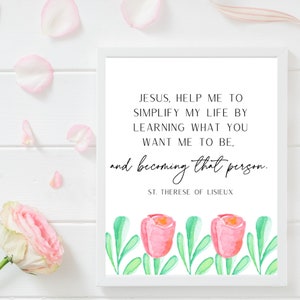 St Therese of Lisieux quote