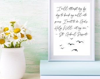 St Gabriel Possenti quote #2