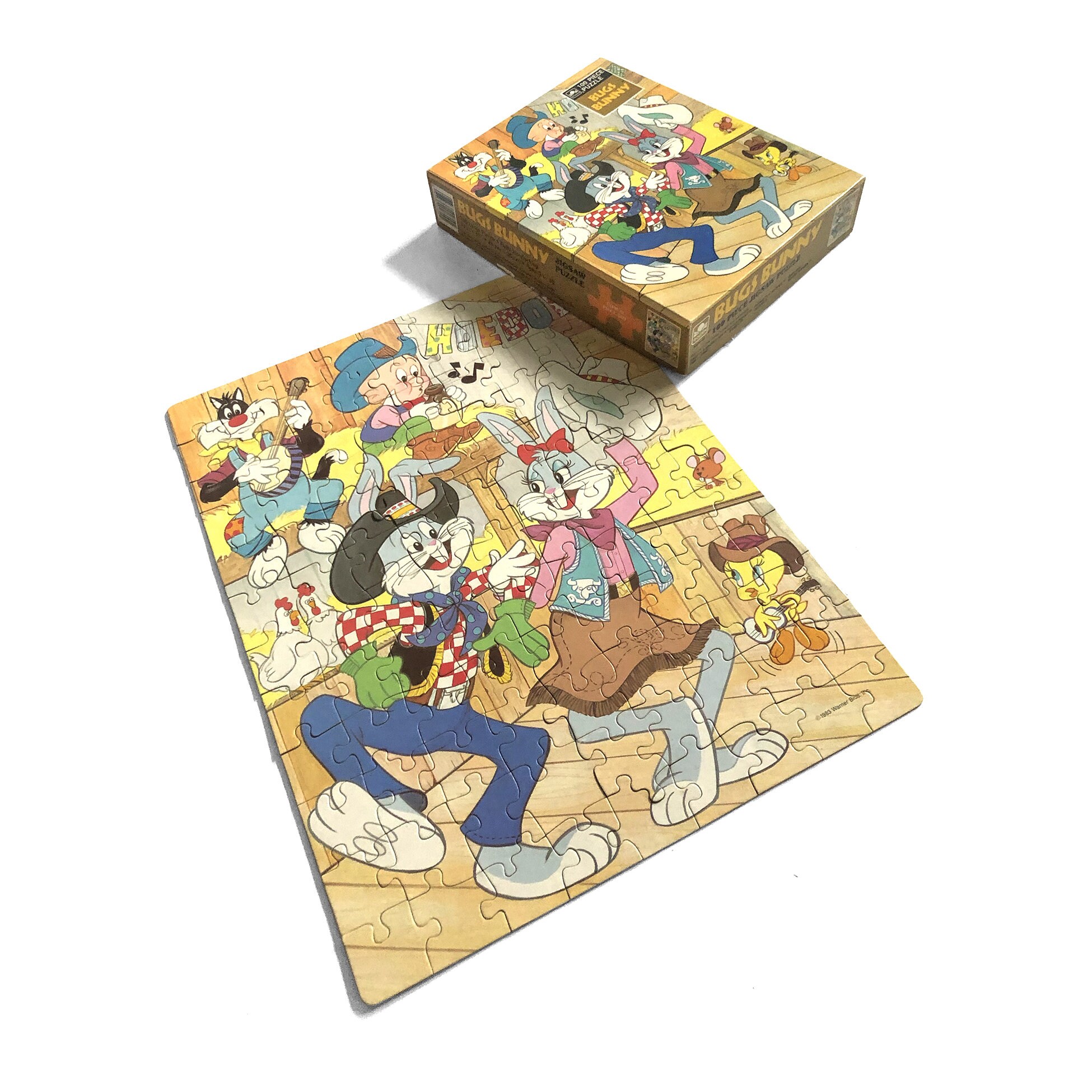 Vintage 1983 Bugs Bunny Jigsaw Puzzle by Golden - Etsy