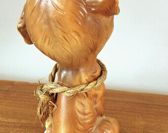 Vintage Sad Big Eyed Dog Ceramic Figurine Enesco 1960s - Etsy