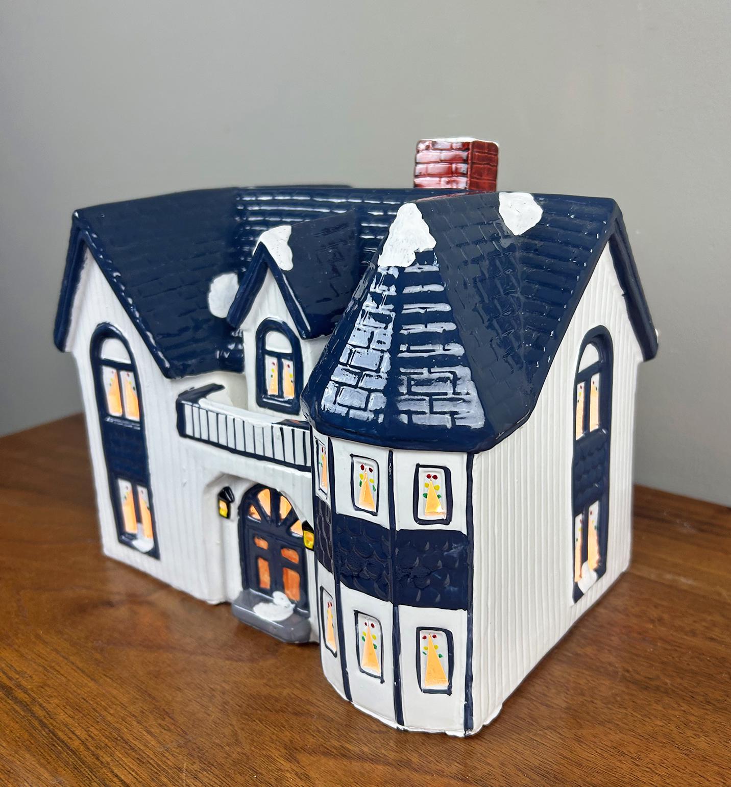 クリスマスライトハウス (Yuleid Snow Hamlet) Yuletide Snow Hamlet - Etsy