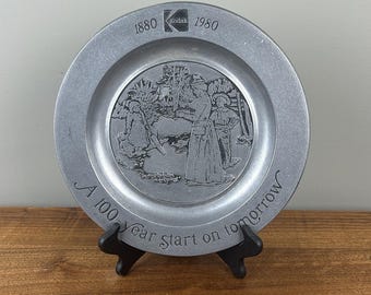 Vintage Kodak 100 Year Anniversary Commemorative Plate A Hundred